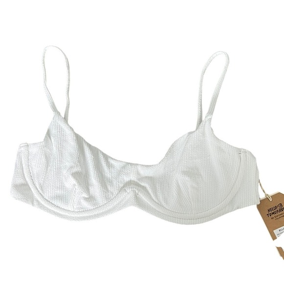 Billabong Women's Sunrays Kenzley Underwire Bikini Top White Size XL NWT - Picture 1 of 5
